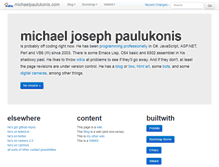 Tablet Screenshot of michaelpaulukonis.com